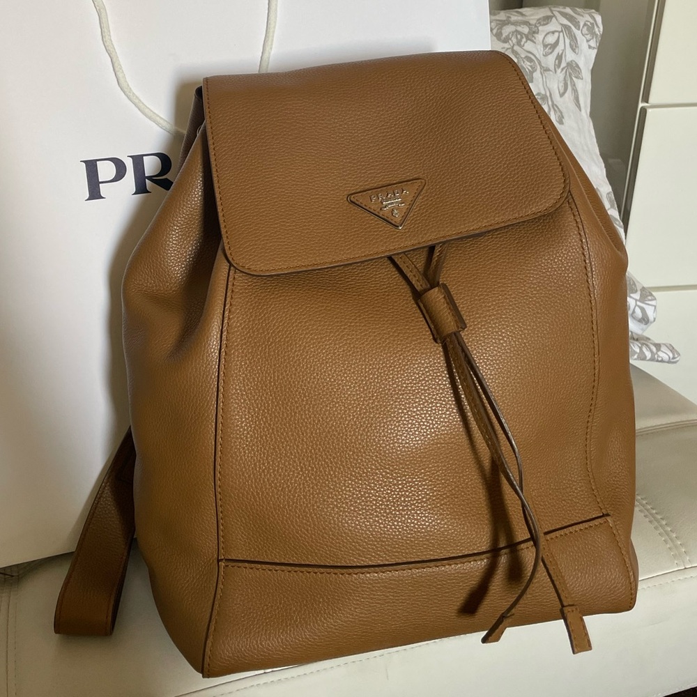 LIKE NEW PRADA BACKPACK, used only once w/tag still inside!